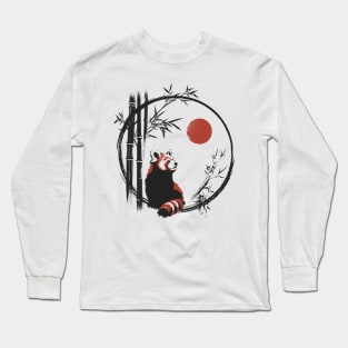 Red panda under the sun Long Sleeve T-Shirt